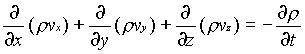Continuity Equation