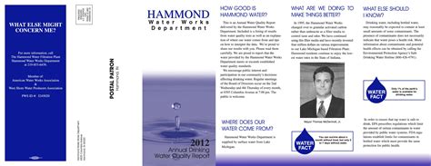 hammond_water_quality_report_2012.pdf | City of Hammond, Indiana