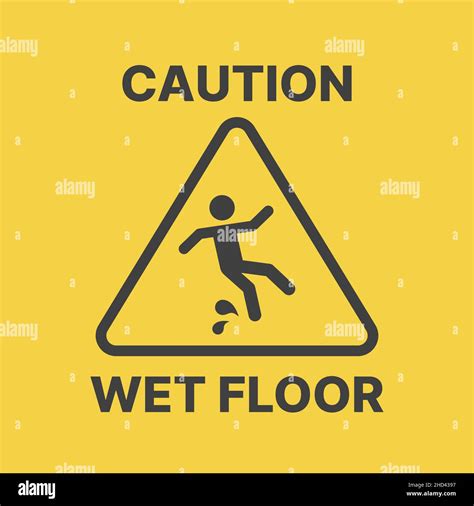 Safety floor sign Stock Vector Images - Alamy