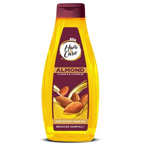 Buy Hair & Care Almond Vitamin E & Vitamin B5 Hair Oil, 300 ml | 19 ...