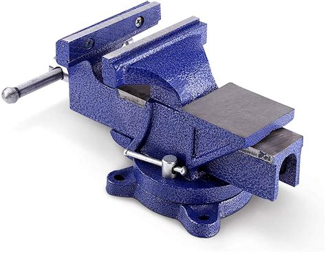 Buy 5 Inch Vices for Workbench, Heavy Duty Table Top Vice Swivel Workshop Bench Vice Clamp ...