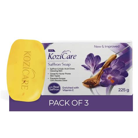 Kozicare Saffron Soap | Skin Brightening & Dark Spot Remover | Real Sa