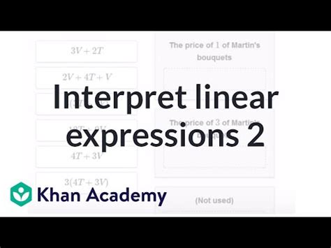 Image result for Linear Expression Math Example