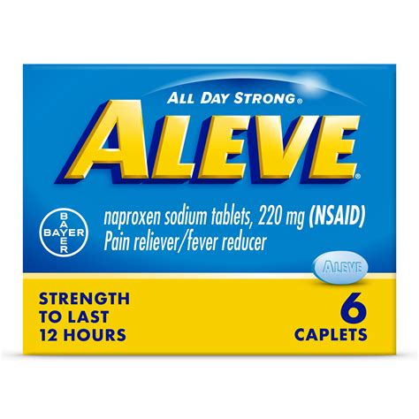 Aleve, Pain Relief Naproxen Sodium Caplets | Pick Up In Store TODAY at CVS