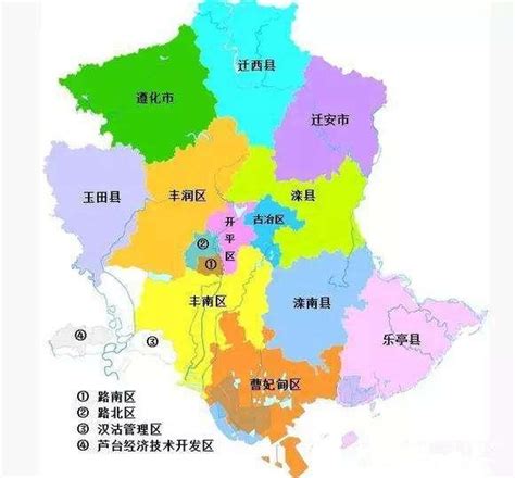 河北唐山有哪些区县镇，唐山市区及各县地图 - 唐山味儿