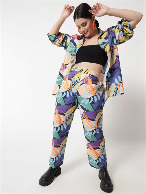PRINTED PANT SET – Hapfab