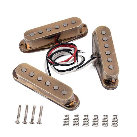 Buy OgdniAlnico 5 Strat Pickup Single Coil Pickups Guitar Neck/Middle ...