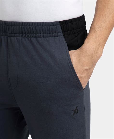 Buy Super Combed Cotton Rich Slim Fit Trackpant with Zipper Media ...