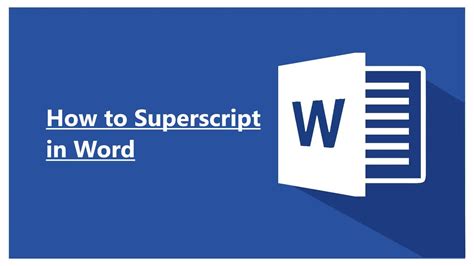 Image result for Superscript in Word