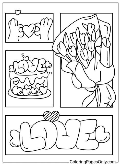Coloring Pages On Love