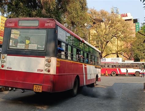 Aging RTC Buses in Hyderabad Still Emit Heavy Pollution