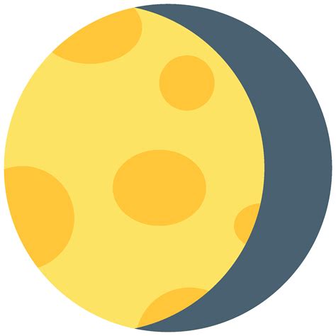 Waning Gibbous Clip Art