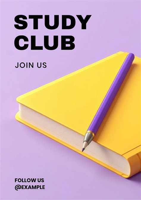 Student Club Poster in English 的图像结果