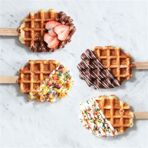 Dipped Dessert Waffles - Recipe