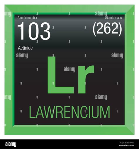 Lawrencium Stock Vector Images - Alamy