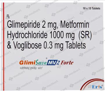 GLIMISAVE MV 2 FORTE TABLET 15'S, Price, Composition & Generic ...