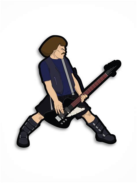 Metalocalypse Die-cut Sticker - William Murderface – Titmouse Stuff