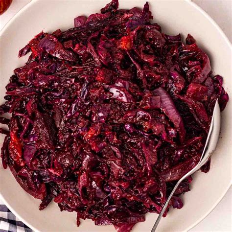 Red Cabbage Recipe Braised Red Cabbage With Apples And Bacon
