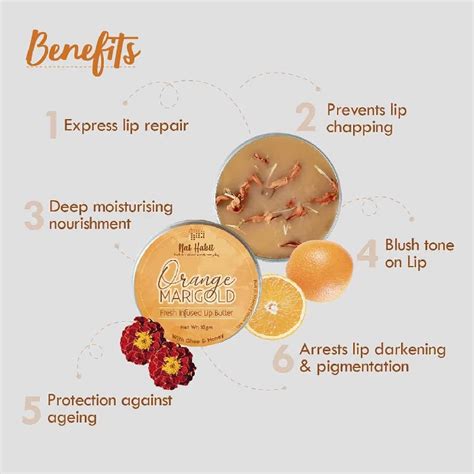 Nat Habit Orange Marigold Lip Balm 10 g