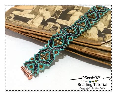 Edging Peyote Stitch Tutorial Bead 的图像结果