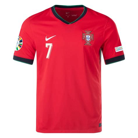 Portugal Euro 2024 Ronaldo 7 Home Jersey - KICKOFFSHOPPER