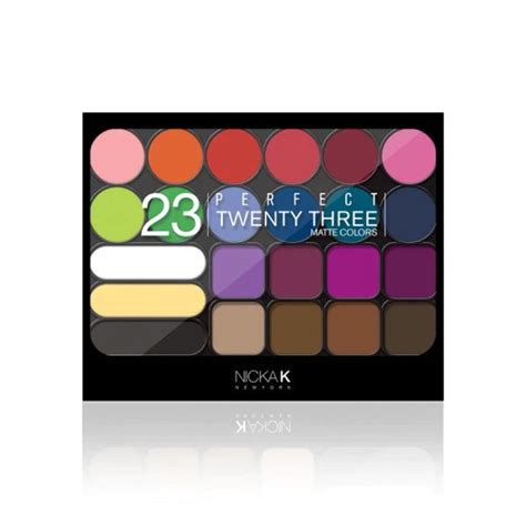 Buy NICKA K Perfect Twenty-Three Colors (Matte) Eyeshadow Palette 01 ...