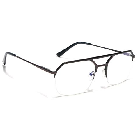 Voyage Shine Green Half Rim Eyeglasses for Men & Women (73017FMG7098-C ...