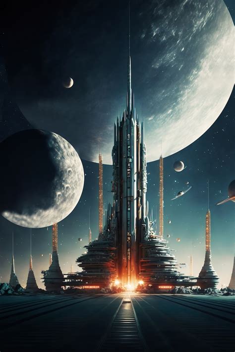 Futuristic city on another planet Photos - Download Free High-Quality ...