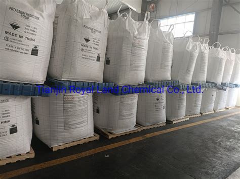 High Purity Chemical Products KOH Potassium Hydroxide 90%Min White ...