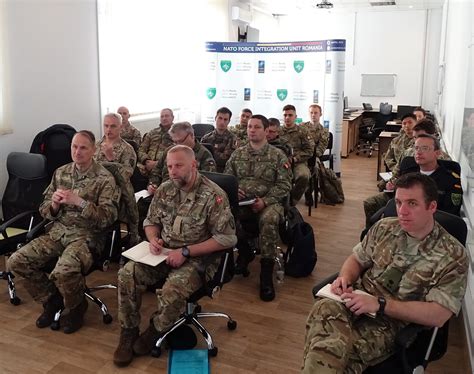 The visit of a team from NATO Allied Rapid Reaction Corps - NFIU Romania