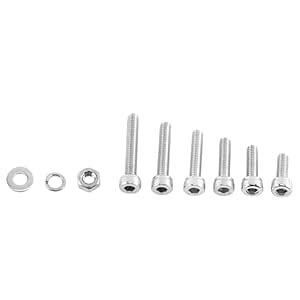 Set of 2 Hex Socket Screws, M3 Bolt Fixing Component for General ...