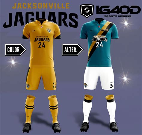 JACKSONVILLE JAGUARS: Color Rush & Alt.