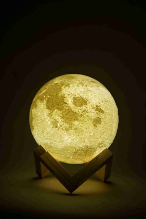 TESSERACT Moon Lamp (15Cm) Table Lamp Price in India - Buy TESSERACT ...