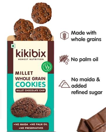 Kikibix Tasty & Healthy Cookies Combo Pack, No Maida & No Refine Sugar ...