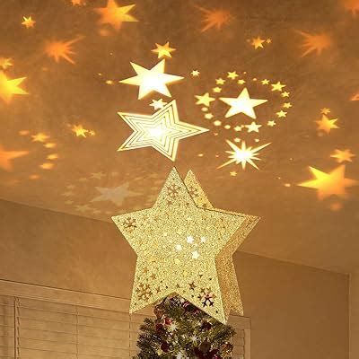 MAOYUE Christmas Tree Topper Lighted with LED Star India | Ubuy