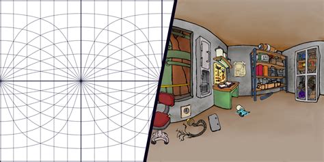 Image result for Equirectangular Projection Grid