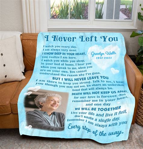 Memorial Blanket Gift For Loss Of Mom Personalized Mothers Day Gifts ...