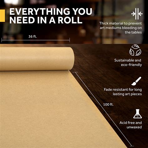 Roll Of Brown Craft Paper