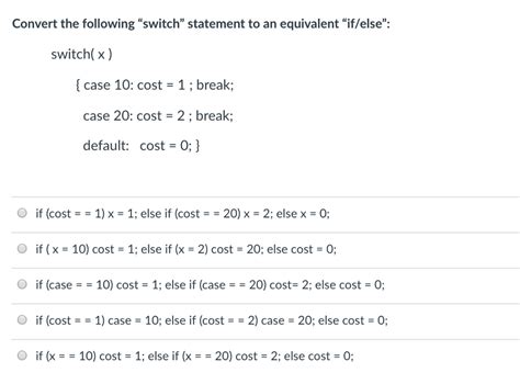 How to Convert a Conditional Statement to Switch Statement 的图像结果