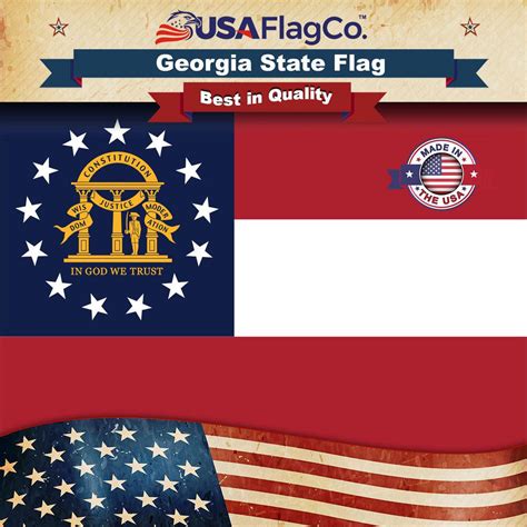 Georgia Flag - Outdoor State Flags (Made in the USA) by USA Flag Co.