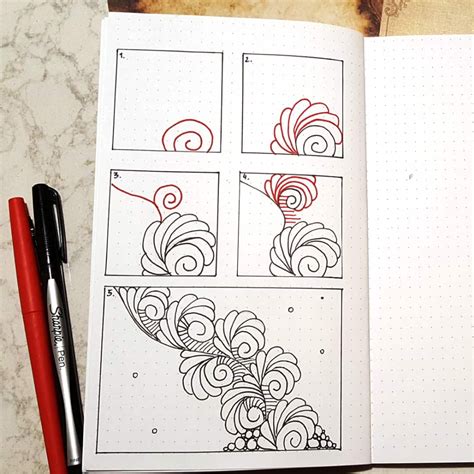 Tangle Patterns Step by Step 的图像结果