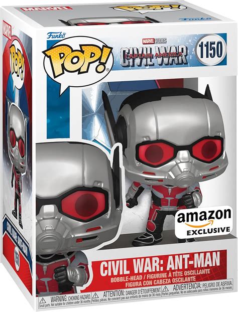 Funko Pop! Marvel: Civil War Build A Scene - Ant-Man 8th - Captain America - Capitán América ...