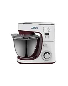 Buy AMION 1000W 6 Speed Control with Stainless Steel Mixing Bowl Dough ...