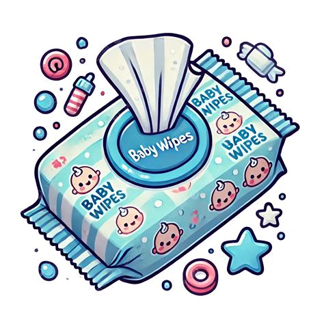 Clipart Leanbh Wipes 50+ Body Cleansing Wipes Stock Illustrations,