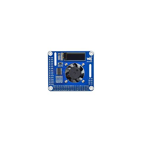Buy Coolwell Waveshare PWM Controlled Fan HAT for Raspberry Pi I2C Bus ...