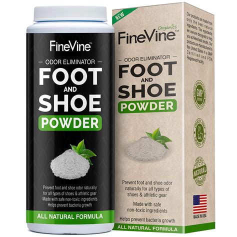 Foot and Shoe Powder - Deodorizer and Odor Eliminator | Remove Bad ...