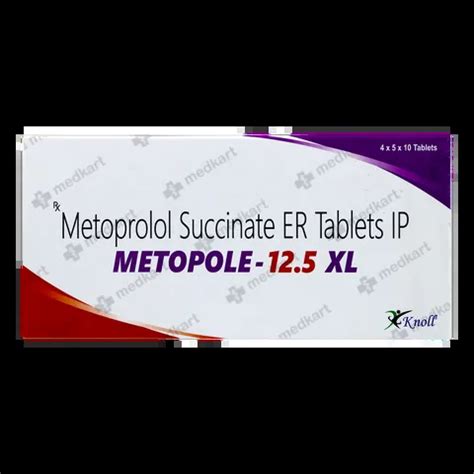 METOPOLE 12.5 XL TABLET 10'S : View Price, Combination and Alternatives ...