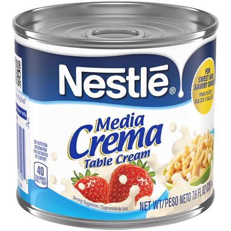 Nestle Media Crema Table Cream 7.6 fl oz. - Walmart.com - Walmart.com