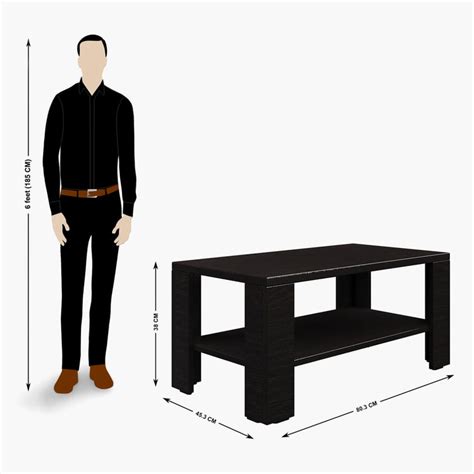 Buy Helios Bill Coffee Table - Dark Brown from Helios by Home Centre at ...