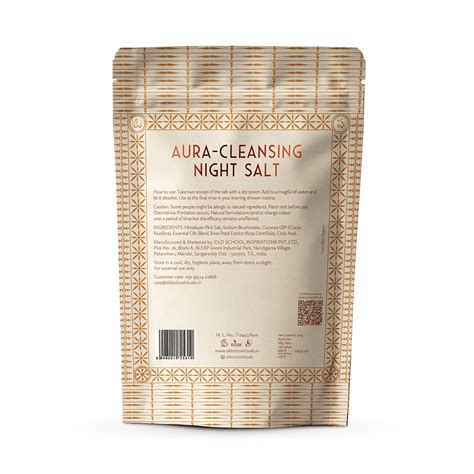 Old School Rituals Aura-Cleansing Night Salt | For Deep Relaxation